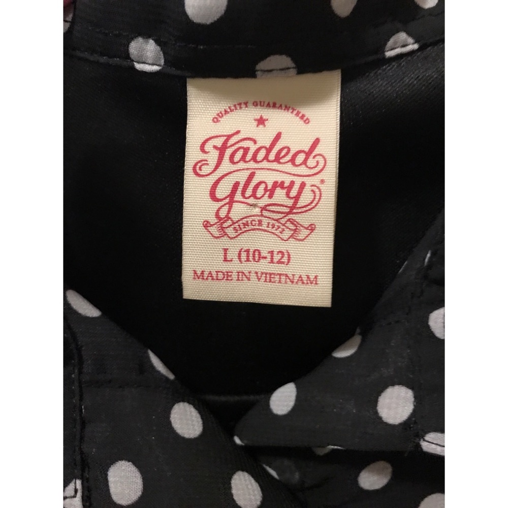 Polka dot shortsleeved dress - Picture 2 of 2